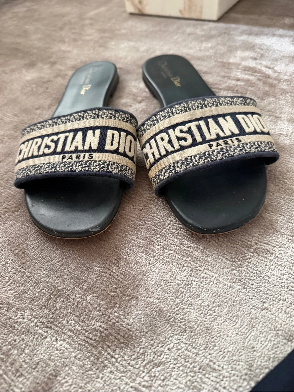 Authentic Dior Slide Sandals